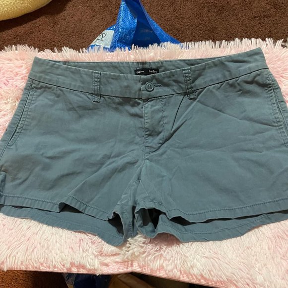 GAP Factory Pants - Gap size 10 slate blue chino shorts